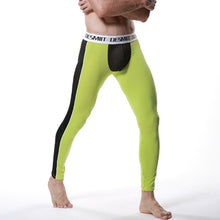 Men Modal Long Johns Spice Mesh Warm Thermal Trousers Underwear Legging Pants J4U66
