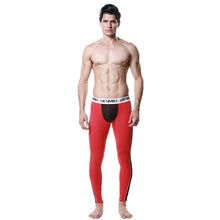 Men Modal Long Johns Spice Mesh Warm Thermal Trousers Underwear Legging Pants J4U66