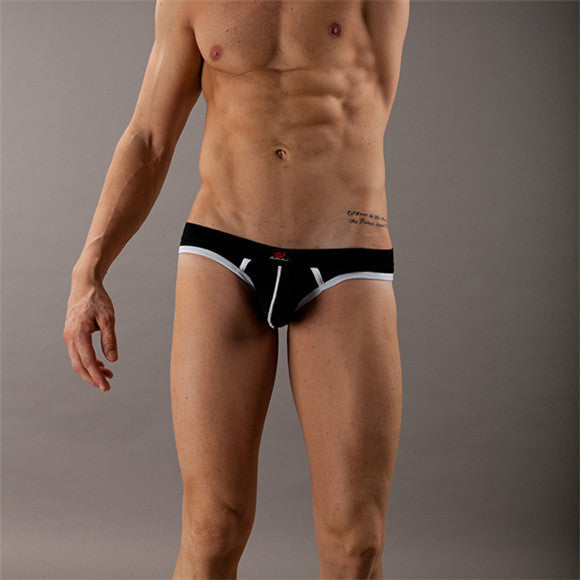 men sexy briefs mesh thong jockstrap g-string back hole gay underwear boxer m l J4U66