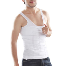 Men Shaper Vest Body Slimming Tummy Belly Waist Girdle Shirt Shapewear Underwear J4U66