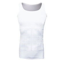 Men Shaper Vest Body Slimming Tummy Belly Waist Girdle Shirt Shapewear Underwear J4U66
