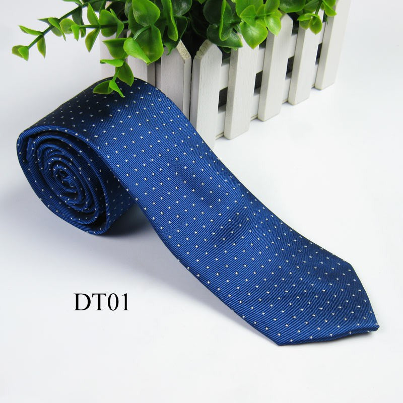 men silk vogue necktie tie wedding classic jacquard woven plain skinny lot color J4U66