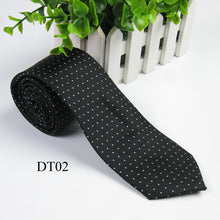 men silk vogue necktie tie wedding classic jacquard woven plain skinny lot color J4U66