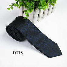 men silk vogue necktie tie wedding classic jacquard woven plain skinny lot color J4U66