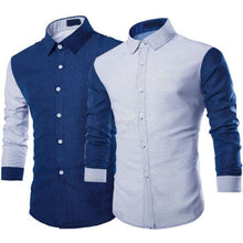 Men Slim Fit Dress Shirts Celebrity Fashion Business Casual Long Sleeve Fomal Shirt Top  J4U66