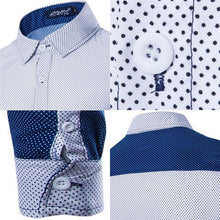 Men Slim Fit Dress Shirts Celebrity Fashion Business Casual Long Sleeve Fomal Shirt Top  J4U66