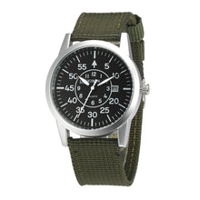 Men Stainless Steel Military Sport Date Analog Quartz army Style Wrist Watch J4U66