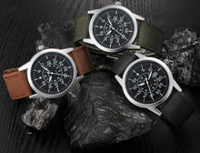 Men Stainless Steel Military Sport Date Analog Quartz army Style Wrist Watch J4U66