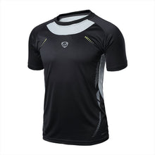 Men T-shirt Muscle Quick Dry Stretch Top Tee Shirt J4U66