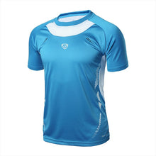 Men T-shirt Muscle Quick Dry Stretch Top Tee Shirt J4U66