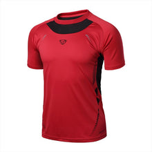 Men T-shirt Muscle Quick Dry Stretch Top Tee Shirt J4U66