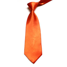 men ties stylish classic solid plain polyester silk jacquard woven tie necktie J4U66