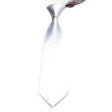 men ties stylish classic solid plain polyester silk jacquard woven tie necktie J4U66