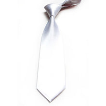 men ties stylish classic solid plain polyester silk jacquard woven tie necktie J4U66