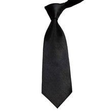 men ties stylish classic solid plain polyester silk jacquard woven tie necktie J4U66