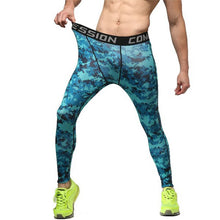 Men Tights Adult Pants Compression Performance Body Fit Leggings TrousersJFY66