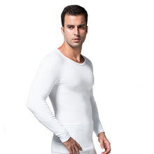 Men Tshirt Boys Ultra-Soft Body Shaper Compression Thermal Long Sleeve Under T-Shirt TopJFY66