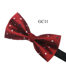 Men Tuxedo Classic Bowtie Woven Dots Bow Tie Necktie Novelty Wedding Adjustable J4U66