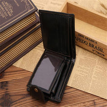 Men Wallet Coin Wallet Small Clutches Men's Purse Men Leather Card Cash Receipt Holder Eagle Pattern Horizontal Wallet  J4U66