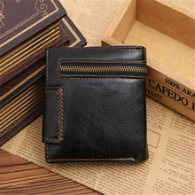 Men Wallet Coin Wallet Small Clutches Men's Purse Men Leather Card Cash Receipt Holder Eagle Pattern Horizontal Wallet  J4U66