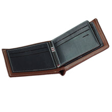 Men Wallets leather Bifold purse with coin pocket black brwon wallet Men Card Cash Holder bag multifunction  J4U66