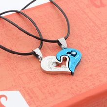 Men Women Lover Couple Necklace I Love You Heart Shape Pendant Necklaces Fashion Jewelry J4U66