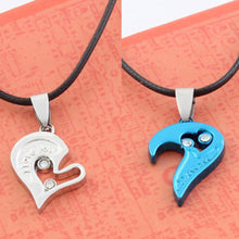 Men Women Lover Couple Necklace I Love You Heart Shape Pendant Necklaces Fashion Jewelry J4U66