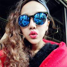 Men Unisex Round Sunglasses Plastic Frame Eyeglasses Half Rim Punk Brand Designer Eyewear J4U66