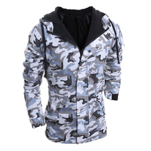 Men's Camouflage Wind Casual Warm Men Hooded Coat Jackets Snow Blouse Down & Parkas  J4U66