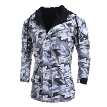 Men's Camouflage Wind Casual Warm Men Hooded Coat Jackets Snow Blouse Down & Parkas  J4U66