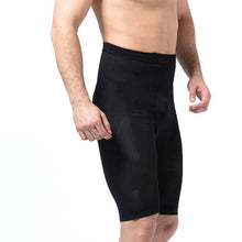 Men's Body Control Shaper Slimming Shortid Thigh Leg Pant Shapewear Underwear Bodysuit J4U66