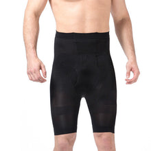 mens body control shaper slimming shorts mid thigh leg pant shapewear underwear bodysuit J4U66