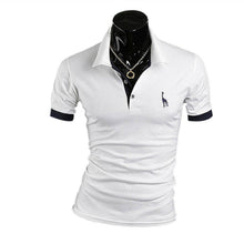 Men's Casual Tops Tee V Neck Polo Shirts Slim Fit Short Sleeve Clothes U-XXXL 10 Colors J4U66