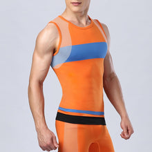 Men's Compression Sleeveless S Fitness Tight Shirt Base Layer Tops J4U66