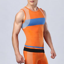 Men's Compression Sleeveless S Fitness Tight Shirt Base Layer Tops J4U66