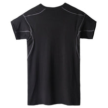 mens t-shirts top bodybuilding jersey swear quick dry tights tops J4U66