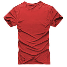 mens t-shirts top bodybuilding jersey swear quick dry tights tops J4U66