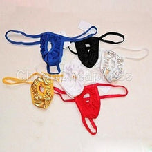 Men's Sexy Open G-string Pouch Mens T-back Panties Briefs Lovers Gay Toy Underwears For Sale J4U66