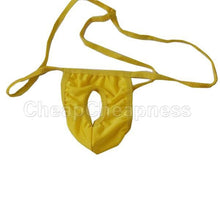 Men's Sexy Open G-string Pouch Mens T-back Panties Briefs Lovers Gay Toy Underwears For Sale J4U66