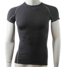 Men's Short Sleeve Compression S T-shirts Tees Base Layer Casual Tight Tops J4U66