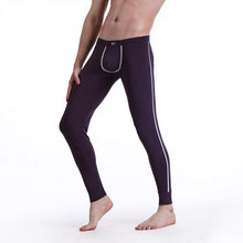 Men's Soft Long Johns Pants Warm Thermal Underwear Low Rise Underpants M L XL J4U66