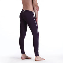 Men's Soft Long Johns Pants Warm Thermal Underwear Low Rise Underpants M L XL J4U66