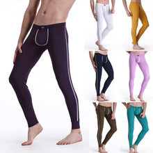 Men's Soft Long Johns Pants Warm Thermal Underwear Low Rise Underpants M L XL J4U66