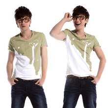 Men's 3D Designer Tees Shirt Short Sleeve T-shirts Milk Printed Cotton Plus Size Men Tshirt Homme J4U66