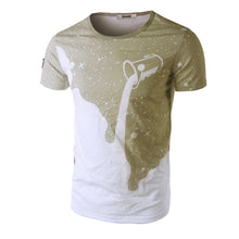 Men's 3D Designer Tees Shirt Short Sleeve T-shirts Milk Printed Cotton Plus Size Men Tshirt Homme J4U66