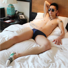 Mens Briefs Men's Seamless Ice Silk Underwear Sexy Low Waist Briefs Modal Underwear AC Man Brief Boys Shorts Bottoms J4U66