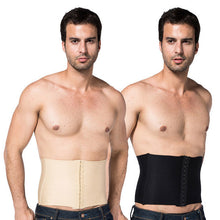 mens burn fat girdle belt tummy slimming body shaper belly cincher underwear bodysuit J4U66