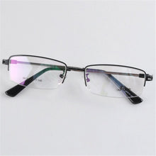 Mens Eyewear Metal Frame Half Rim Designer Men Clear Lenyopia Eye Glasses Frame PY6 J4U66
