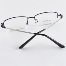 mens eyewear metal frame half rim  men clear lens myopia eye glasses frame J4U66