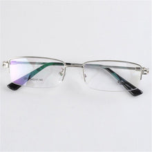mens eyewear metal frame half rim  men clear lens myopia eye glasses frame J4U66